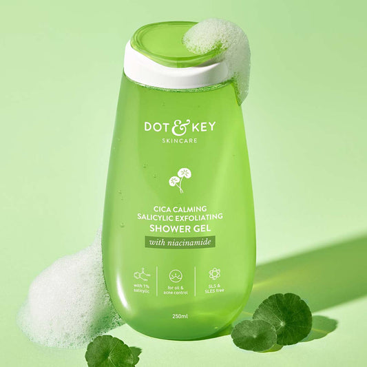 Dot & Key Cica + 1% Salicylic Acid Exfoliating Shower Gel 250ml