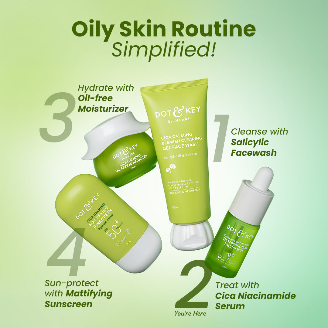 Dot & Key Cica + 10% Niacinamide Face Serum for Oily Skin