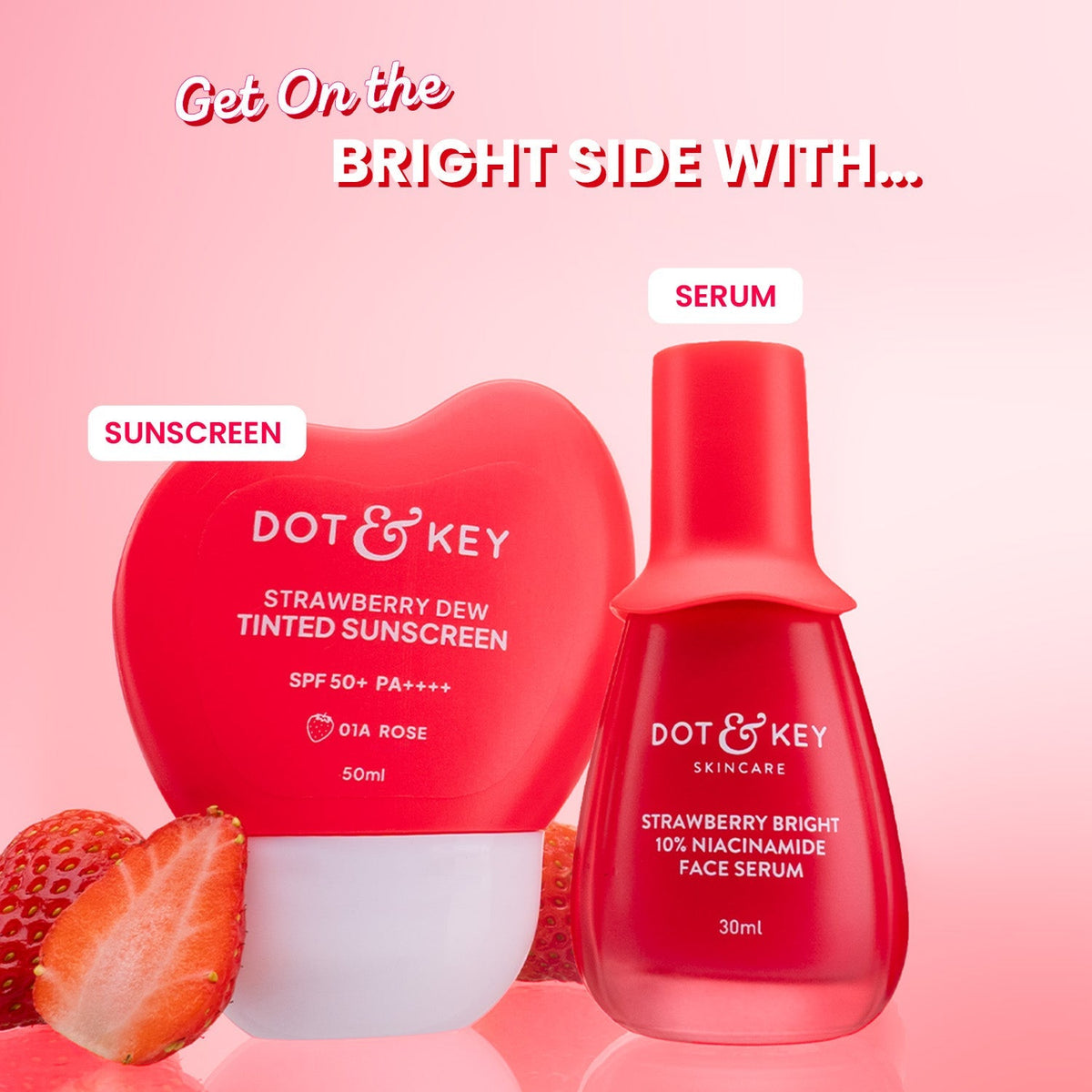 Dot & Key Strawberry + Niacinamide Bright Skin Duo 80ml