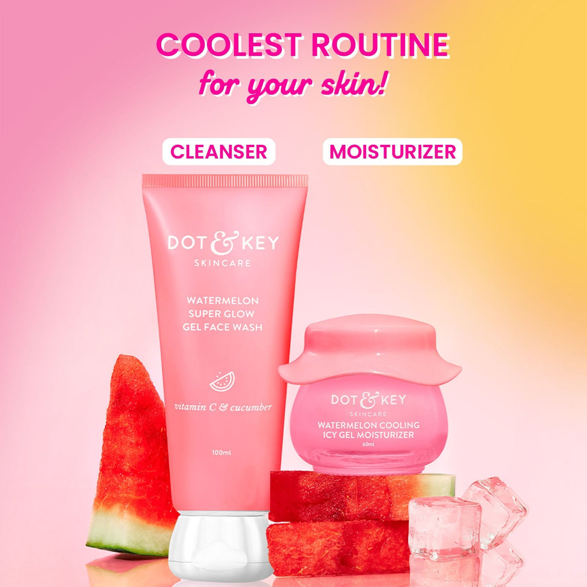 Dot & Key Watermelon Cleanse + Moisturize Duo 160ml