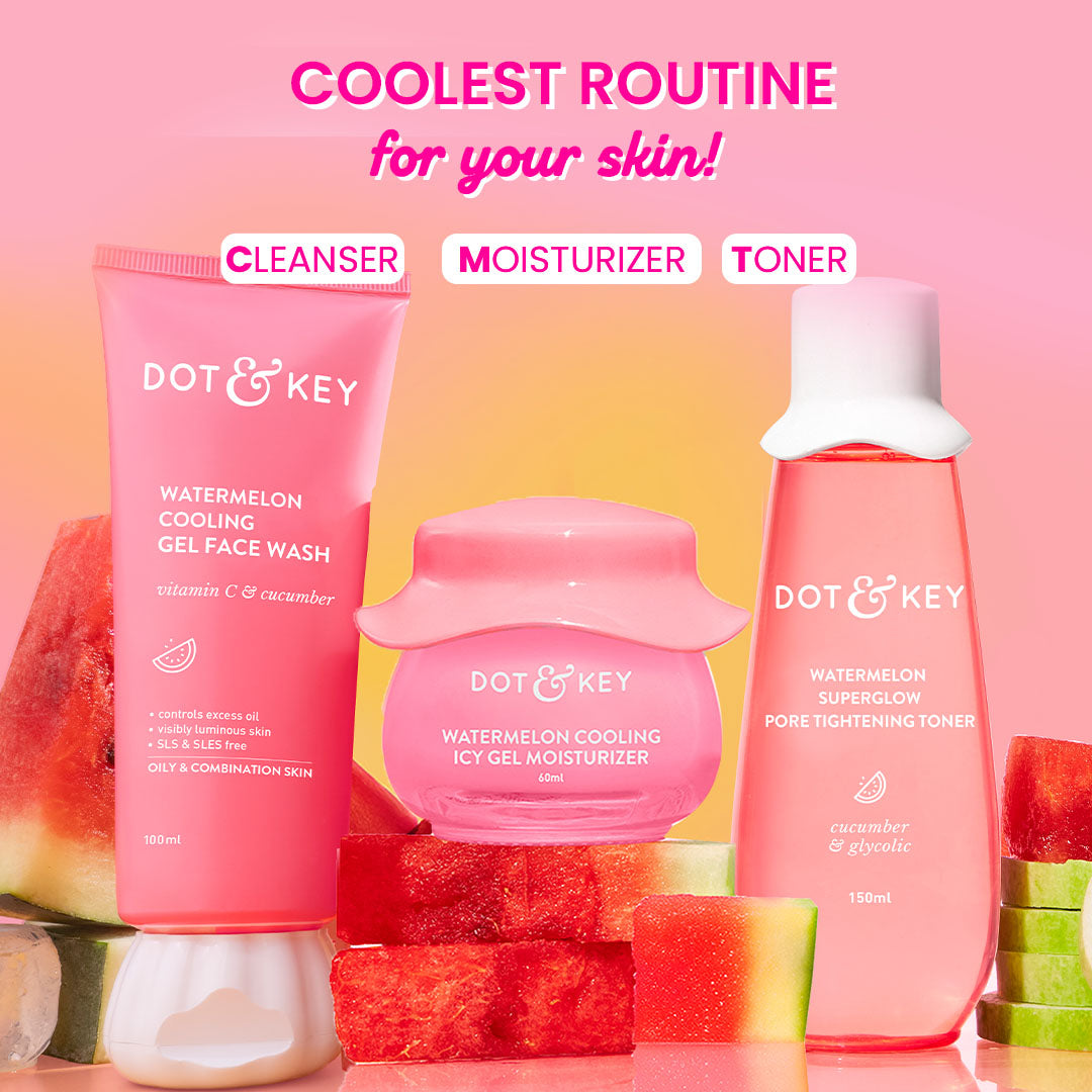 Dot & Key Watermelon Cool CTM Regime Trio Set 310ml