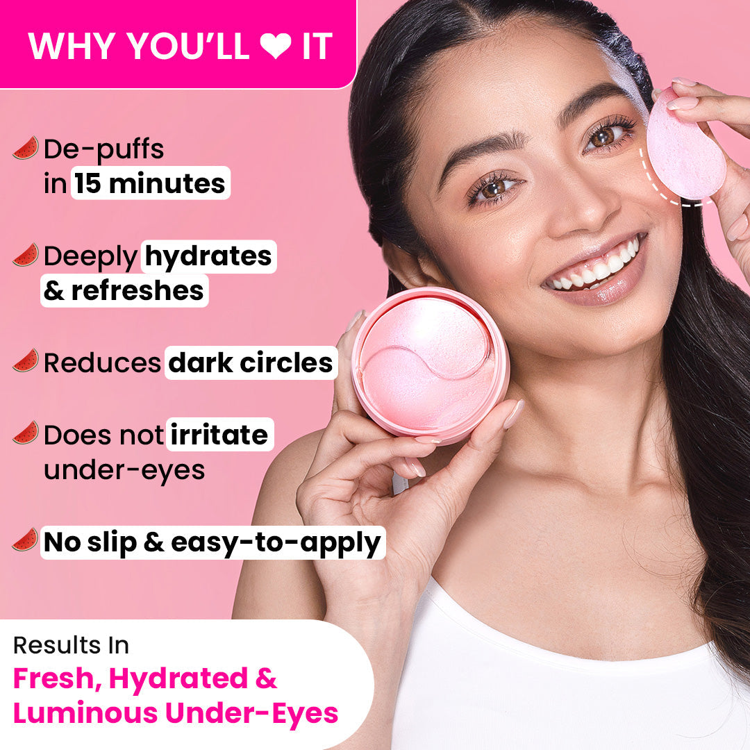 Dot & Key Watermelon Hydrogel Under-Eye Patches 30 Pairs