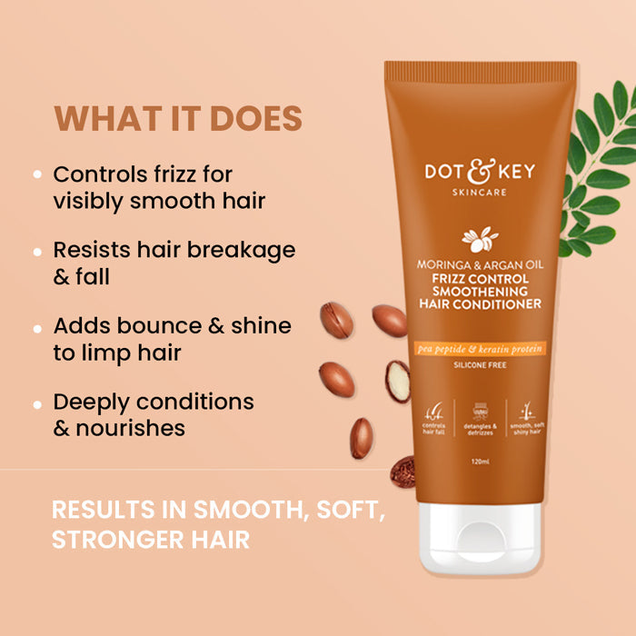 Dot & Key Moringa & Argan Frizz Control Hair Conditioner 120ml
