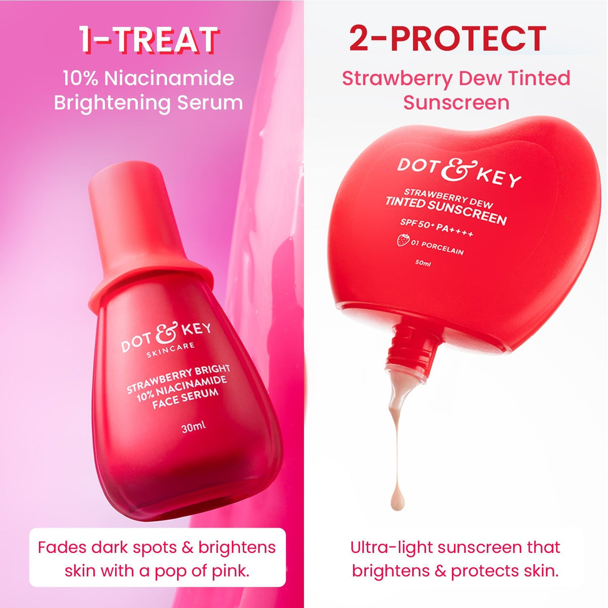 Dot & Key Strawberry + Niacinamide Bright Skin Duo 80ml