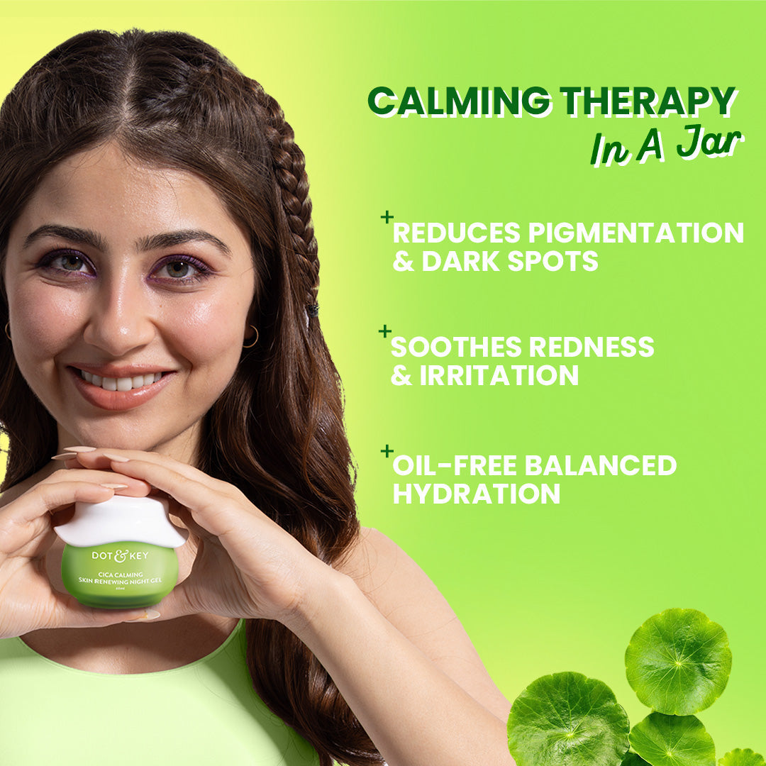 Dot & Key Cica Calming Night Gel with Niacinamide + Green Tea 60ml