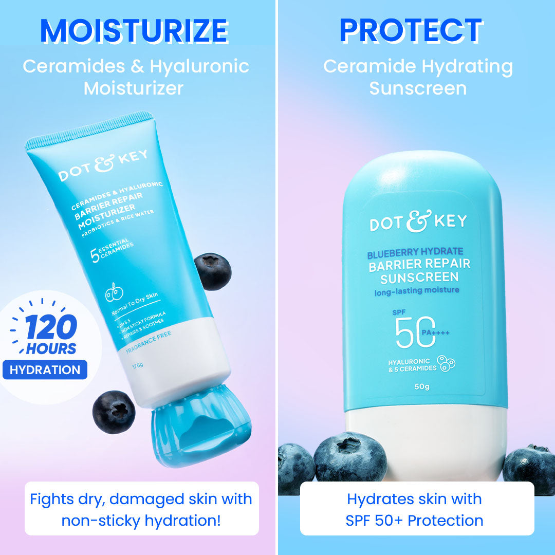Dot & Key Hydrate + Protect Barrier Repair Combo 180g