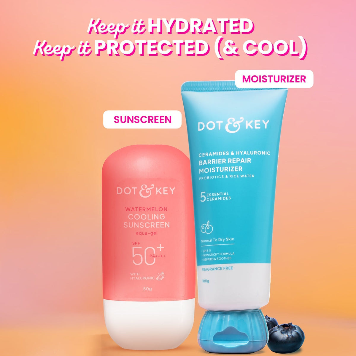 Dot & Key Hydrate & Cool Daily Duo 255g