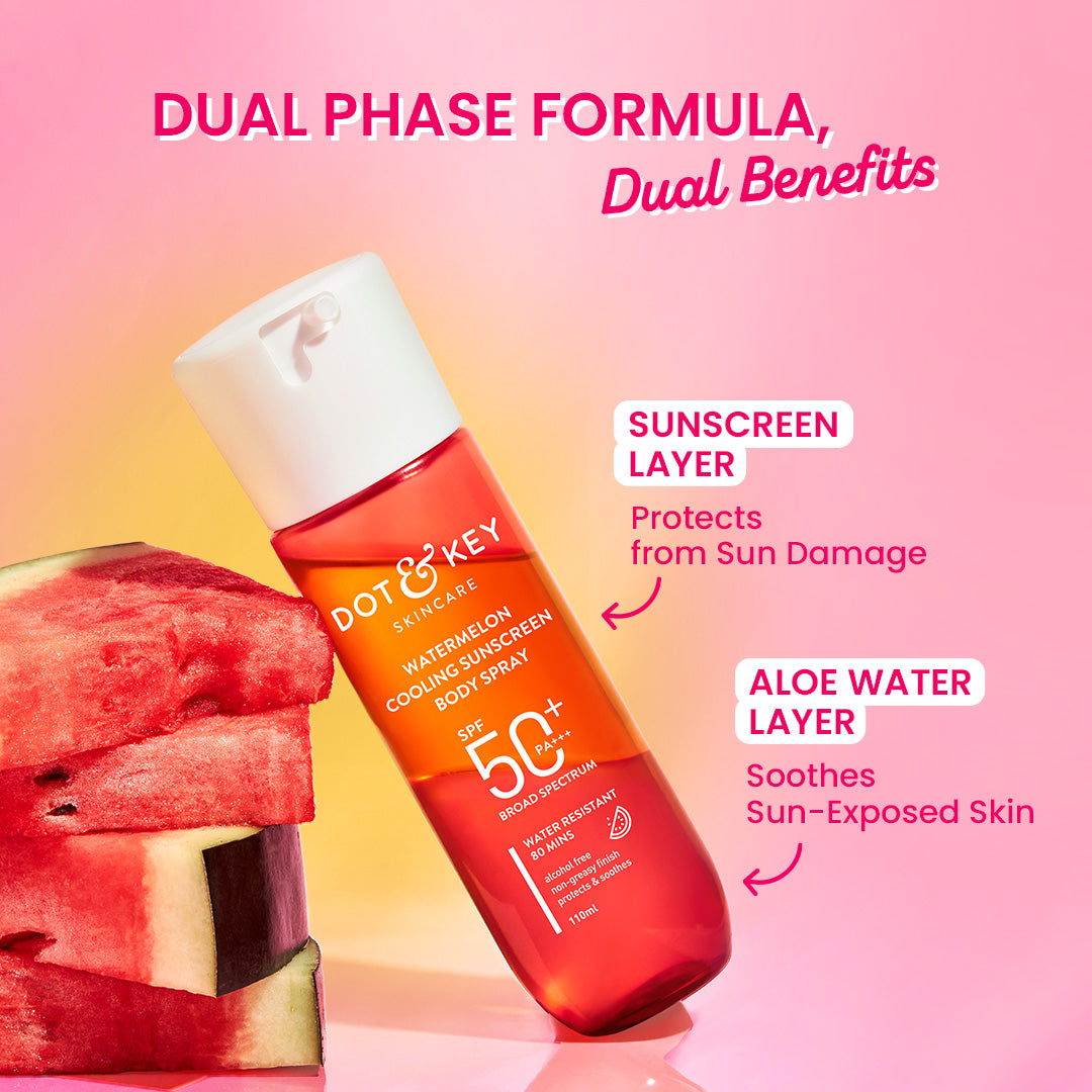 Dot & Key Watermelon Cooling Sunscreen Body Spray SPF 50+ PA+++ 110ml
