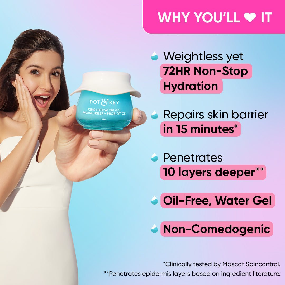 Dot & Key 72HR Hydrating Gel Moisturizer Pack of 2