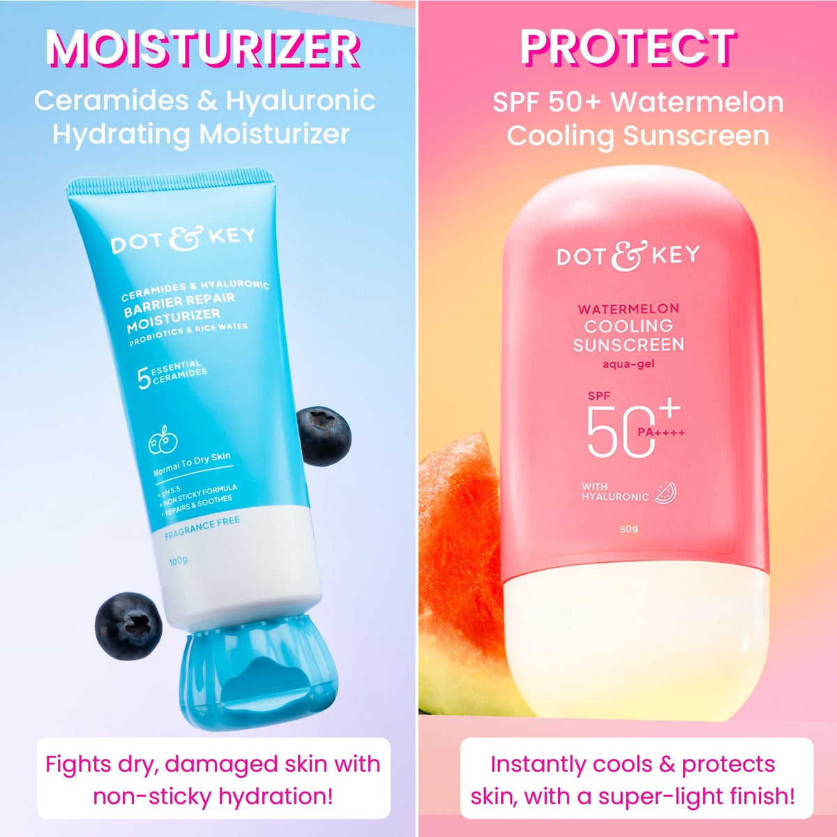 Dot & Key Hydrate & Cool Daily Duo 255g
