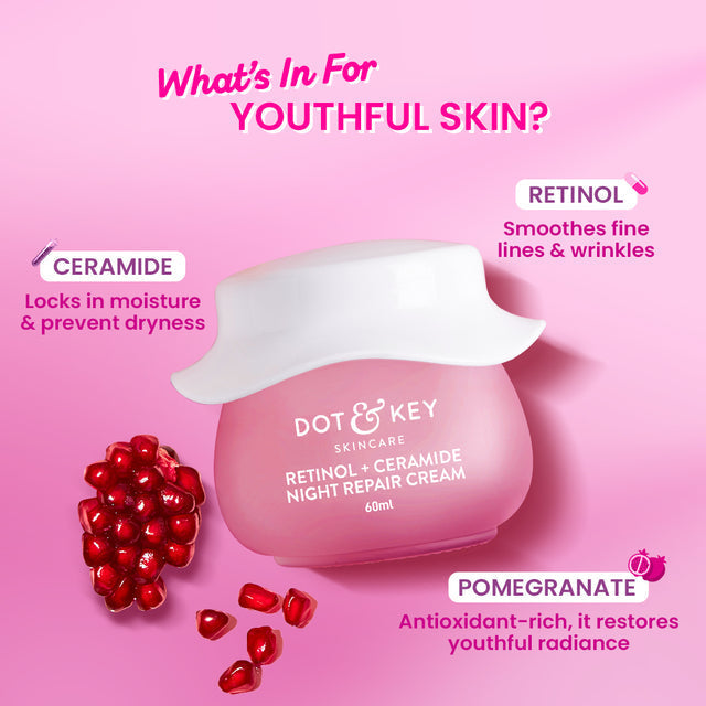 Dot & Key Retinol Night Repair Cream with Ceramides 60ml