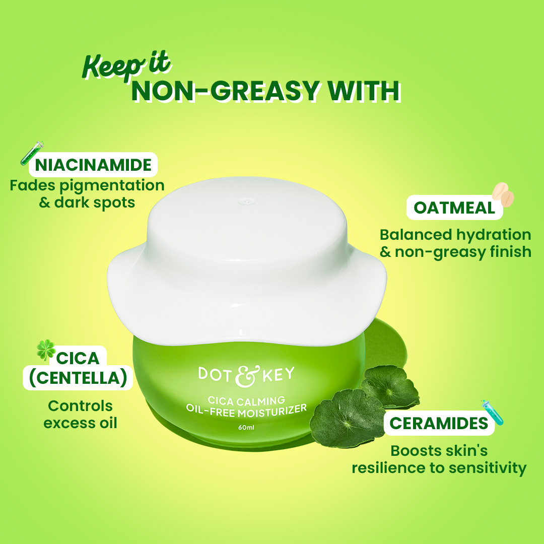Dot & Key Cica Calming Oil-Free Moisturizer Pack of 2 120ml