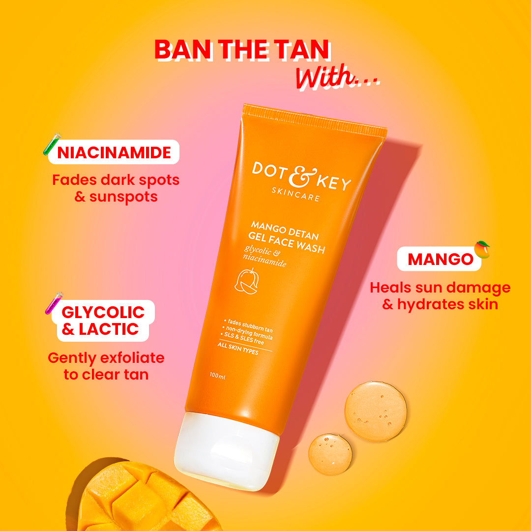 Dot & Key Mango Detan Gel Face Wash 100ml