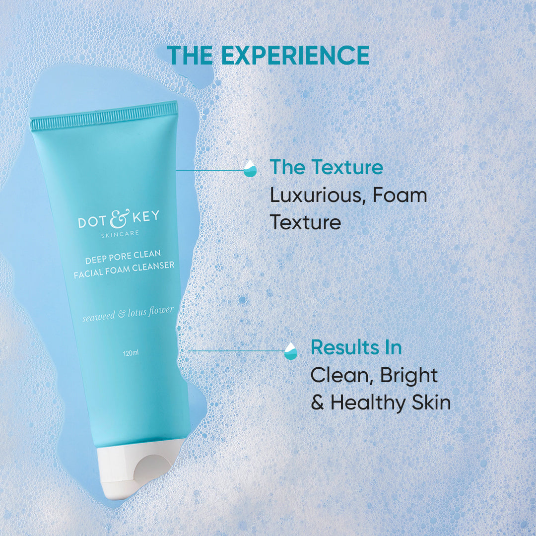 Dot & Key Deep Pore Clean Foaming Face Wash 100ml