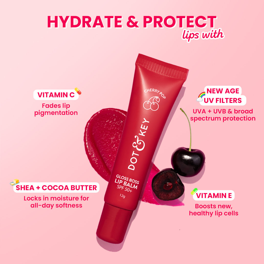 Dot & Key Vitamin C + E Gloss Boss Lip Balm SPF 50