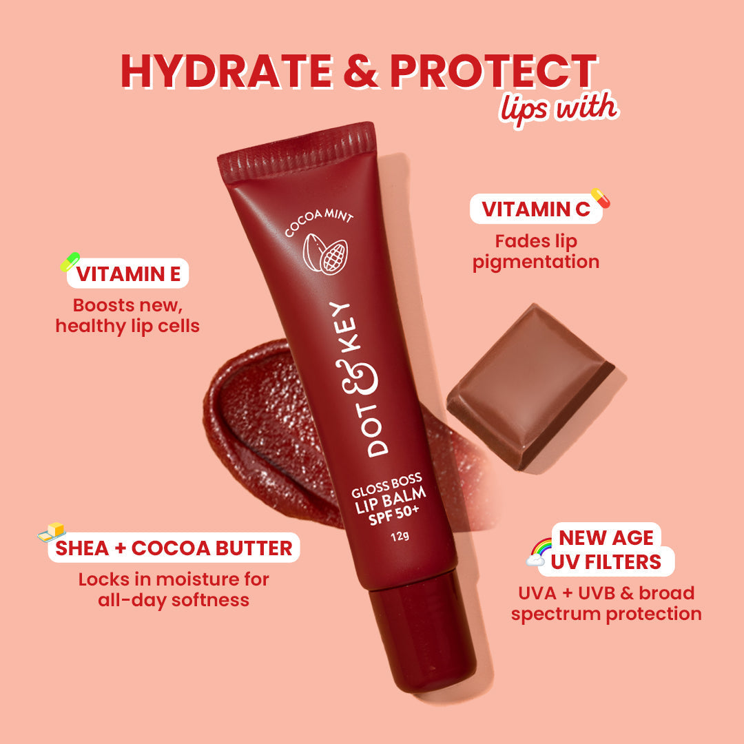 Dot & Key Vitamin C + E Gloss Boss Lip Balm SPF 50