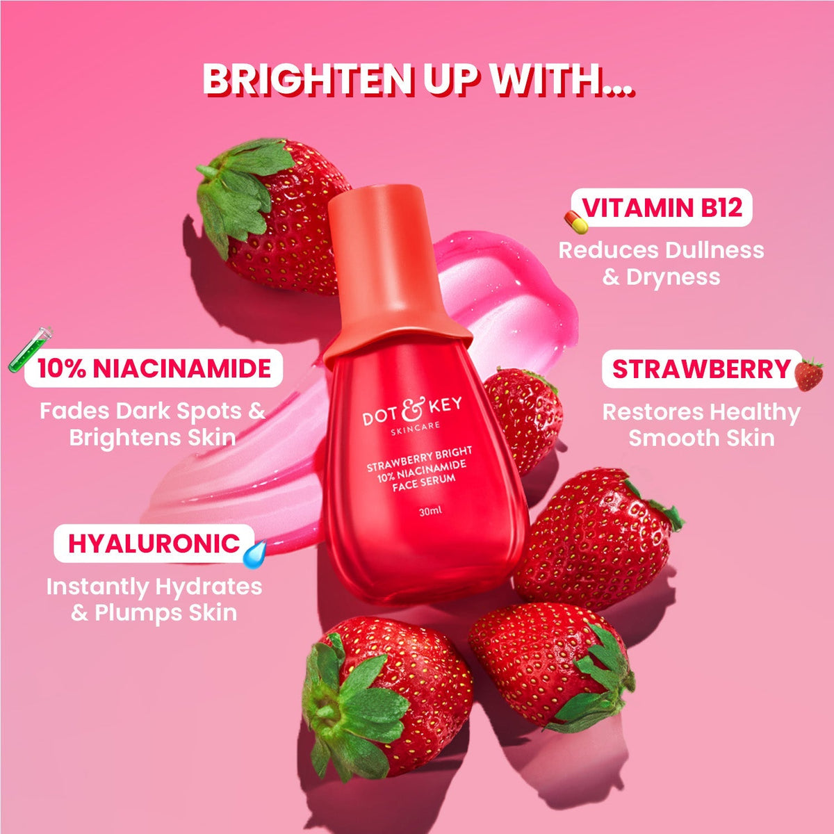 Dot & Key Strawberry + Niacinamide Bright Skin Duo 80ml