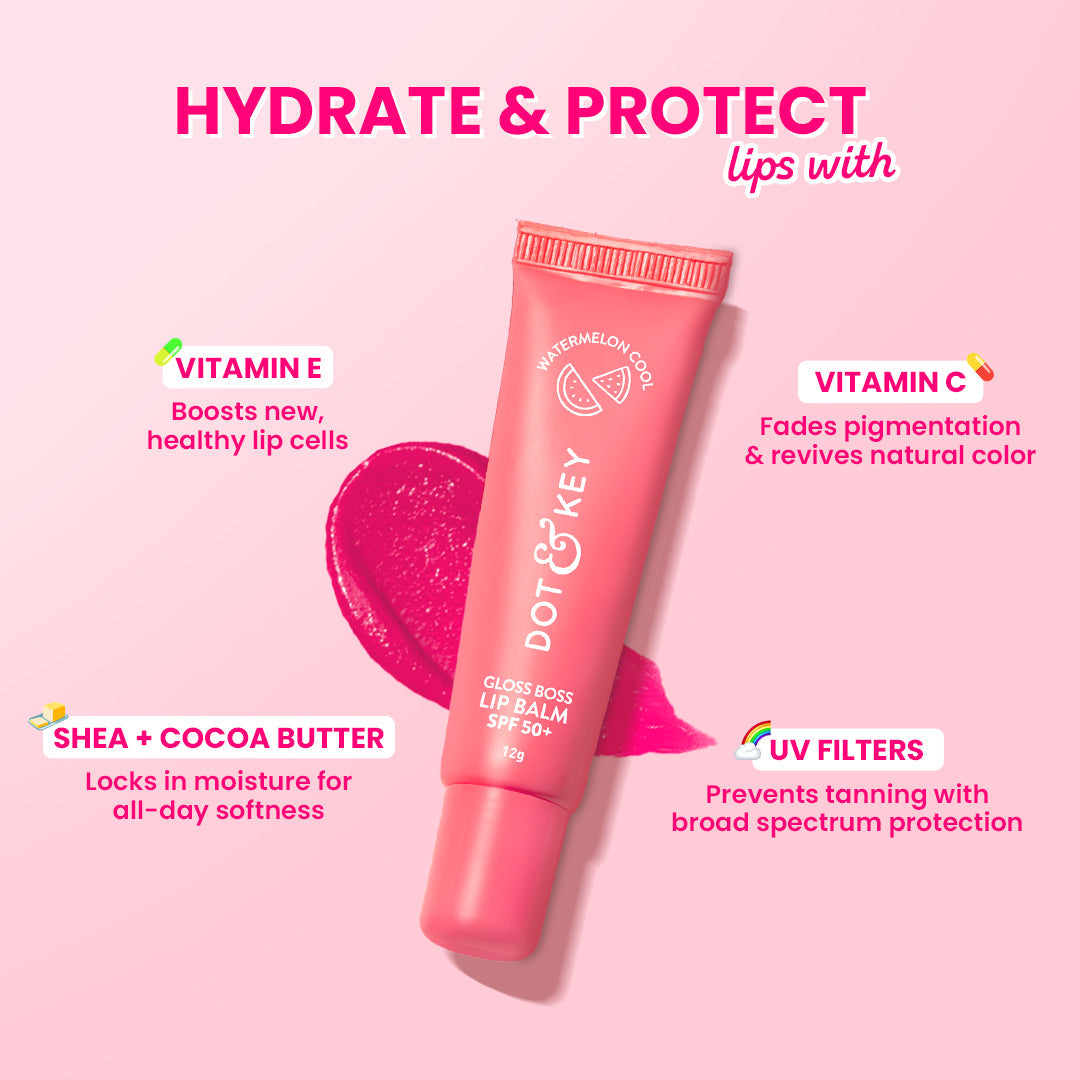Dot & Key Vitamin C + E Gloss Boss Lip Balm SPF 50