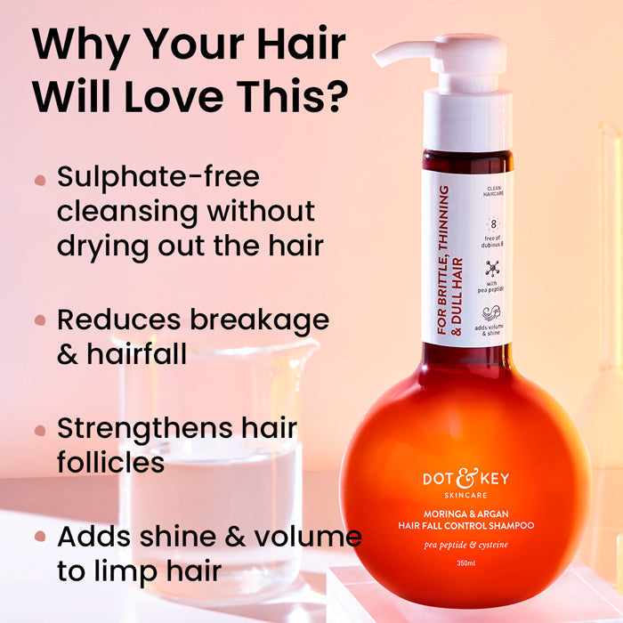 Dot & Key Moringa & Argan Oil Hair Fall Control Shampoo 200ml