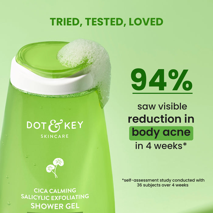Dot & Key Cica + 1% Salicylic Acid Exfoliating Shower Gel 250ml