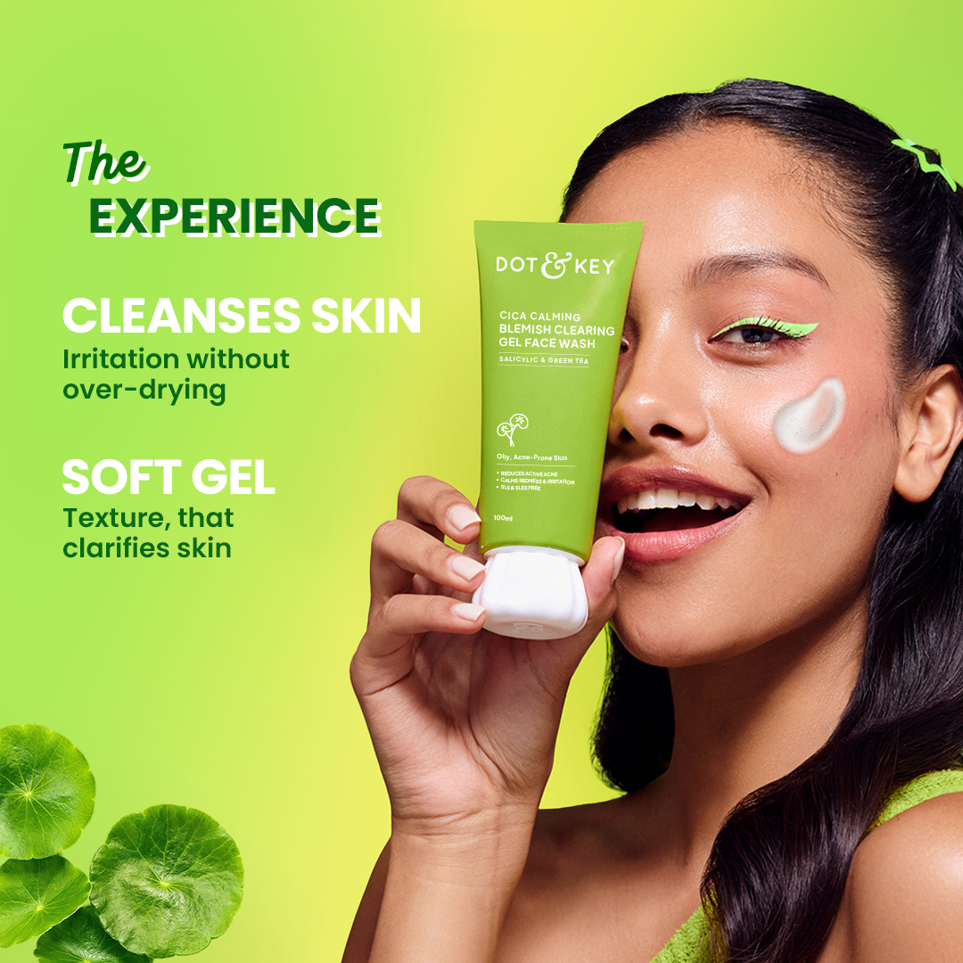 Dot & Key Cica + Salicylic Gel Face Wash Pack of 2 200ml
