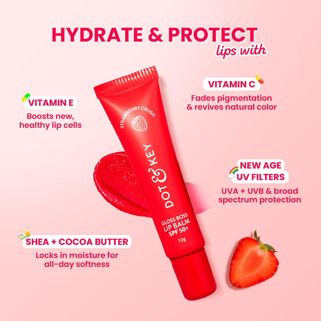 Dot & Key Vitamin C + E Gloss Boss Lip Balm SPF 50