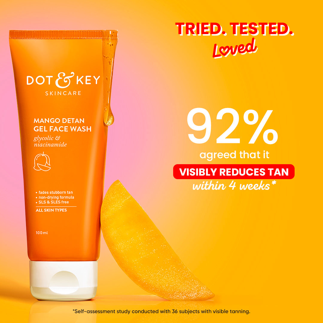Dot & Key Mango Detan Gel Face Wash 100ml