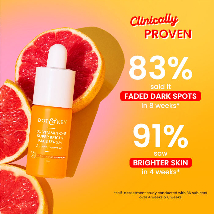 Dot & Key 10% Vitamin C + E Face Serum Pack of 2 60ml