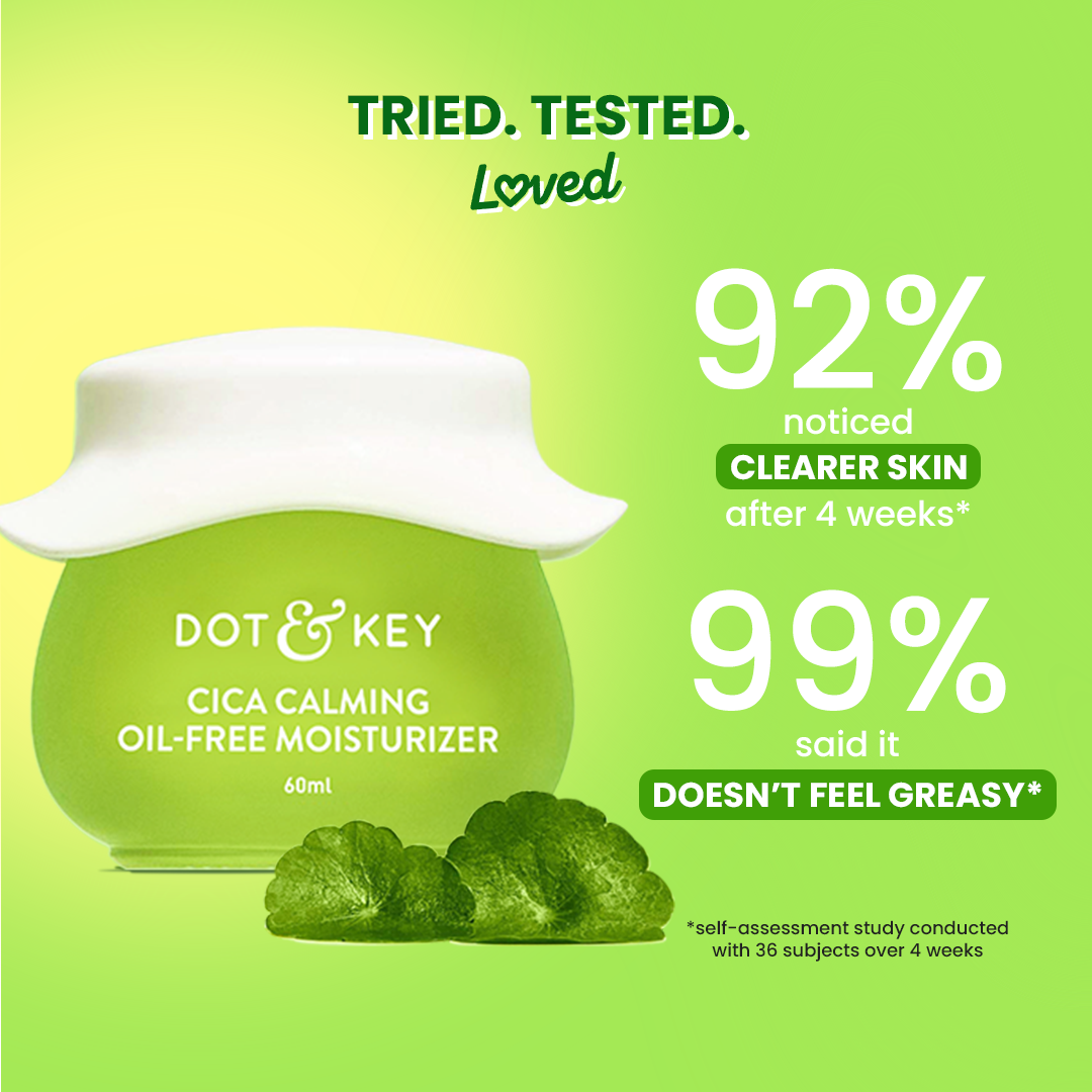 Dot & Key Cica Calming Oil-Free Moisturizer Pack of 2 120ml