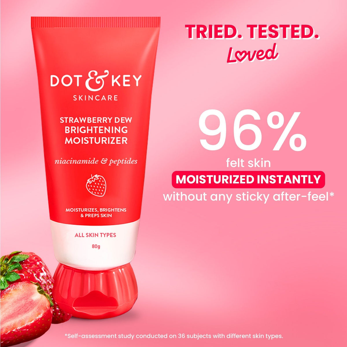Dot & Key Strawberry + Niacinamide Moisturizer 80g