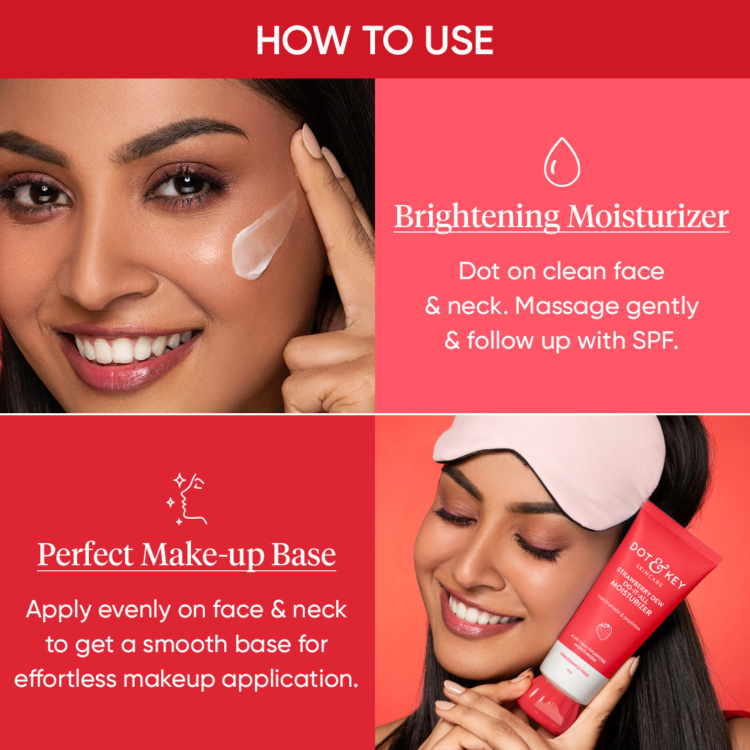 Dot & Key Strawberry + Niacinamide Moisturizer Pack of 2