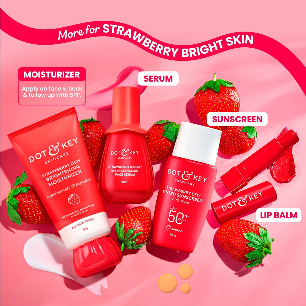 Dot & Key Strawberry + Niacinamide Moisturizer 80g