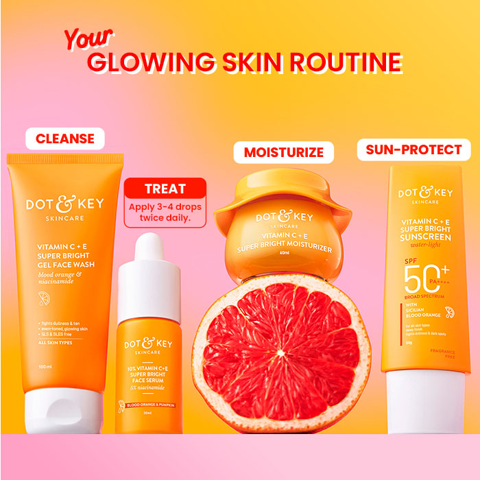 Dot & Key 10% Vitamin C + E Face Serum Pack of 2 60ml