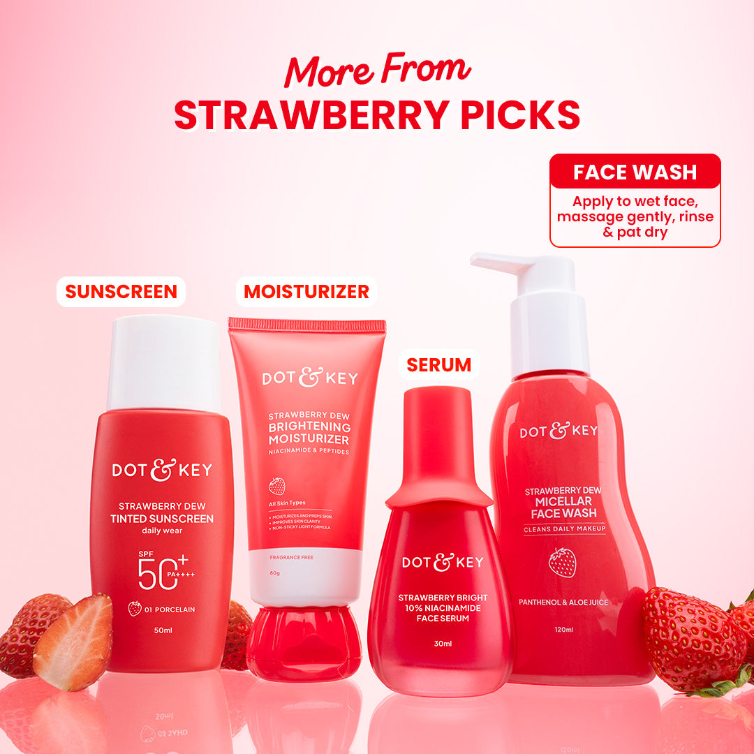Dot & Key Strawberry Dew Micellar Face Wash 120ml