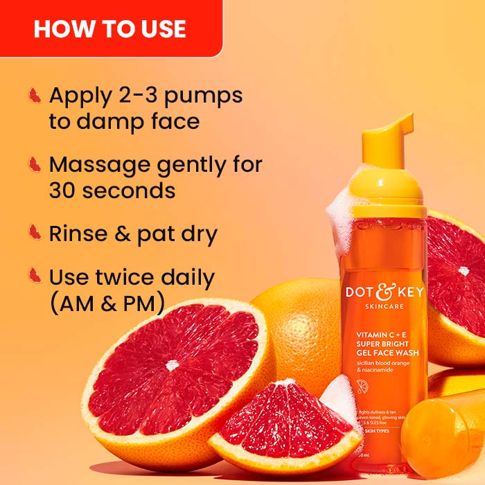 Dot & Key Vitamin C Foaming Face Wash 80ml