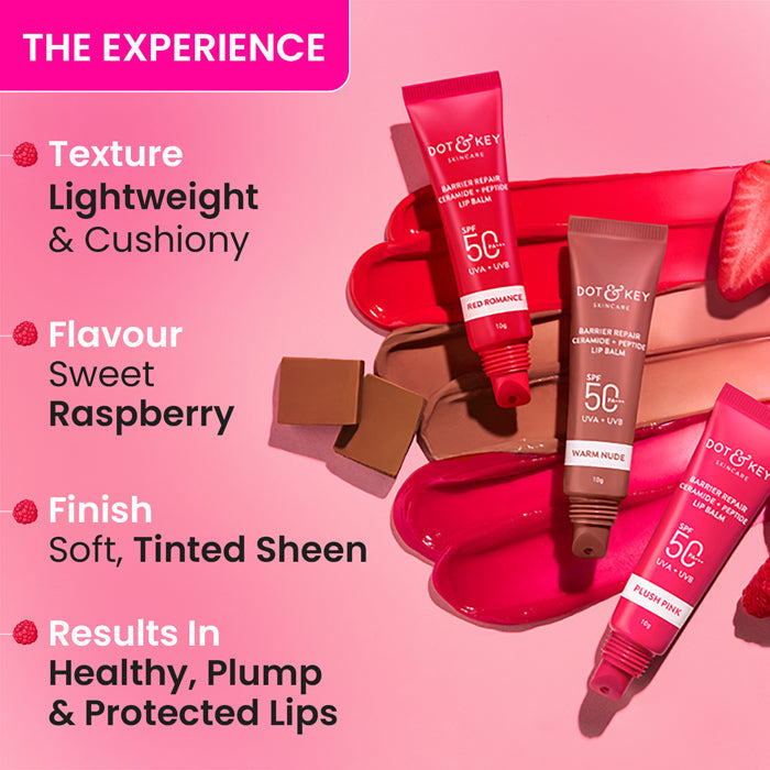 Dot & Key Ceramide + Peptide Lip Balm SPF 50+ PA+++