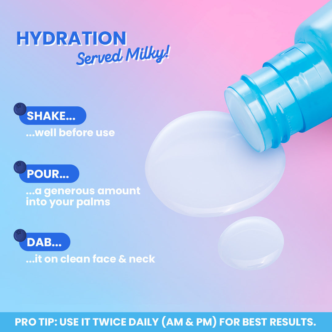Dot & Key Blueberry Hydrate Barrier Repair Milk Face Toner 150ml