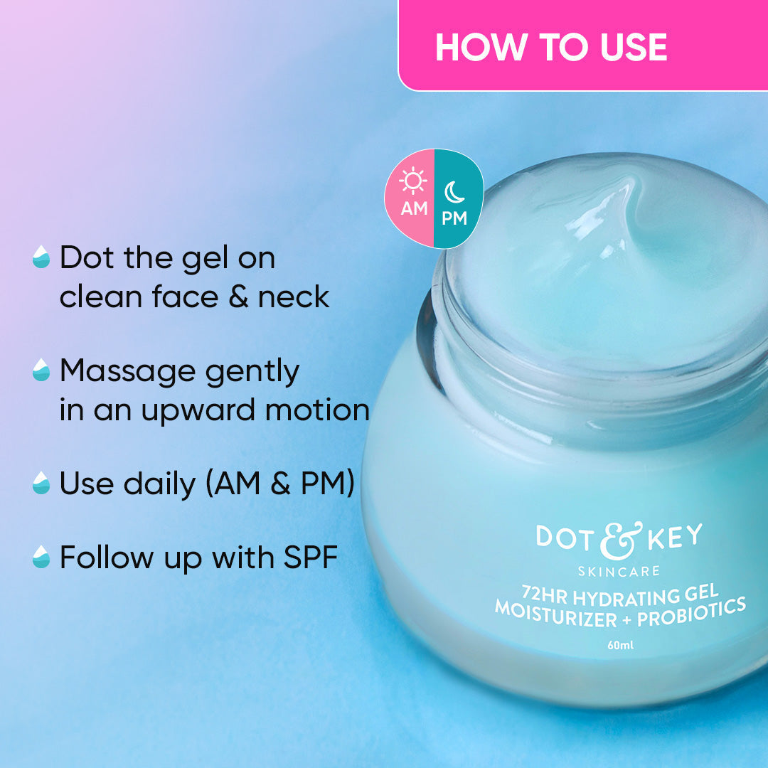Dot & Key 72HR Hydrating Gel Moisturizer Pack of 2
