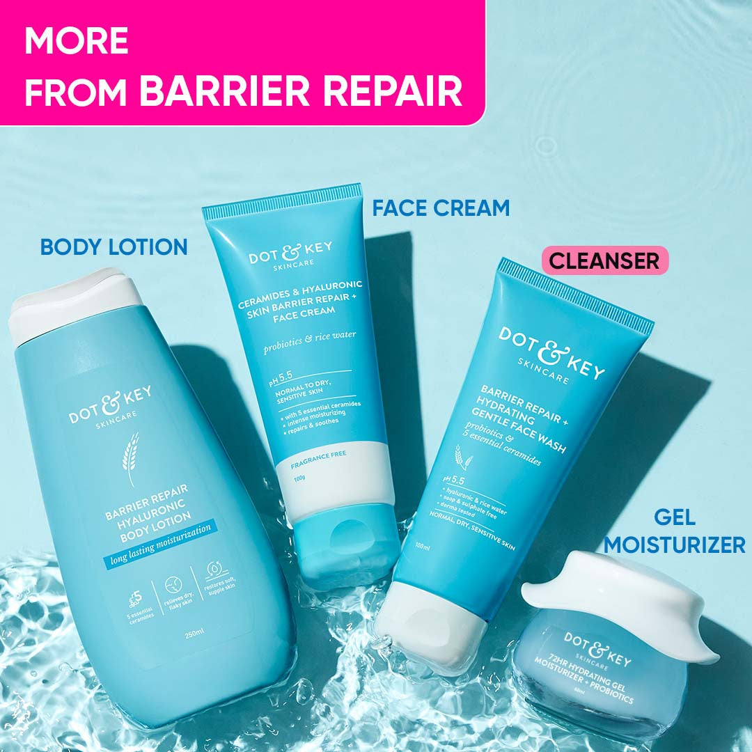 Dot & Key Barrier Repair Face Wash Pack of 2 350ml