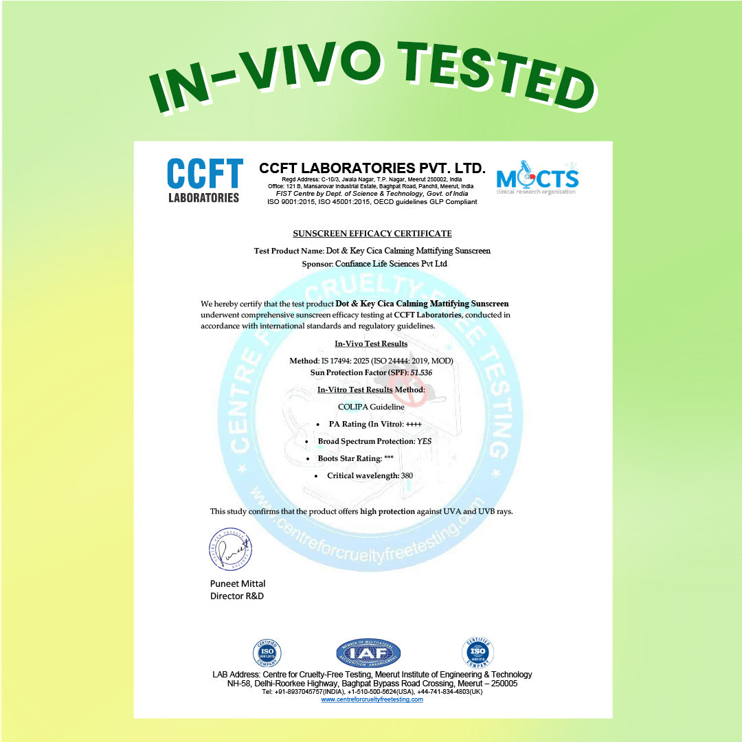 Dot & Key Cica + Niacinamide Sunscreen SPF 50+ PA++++