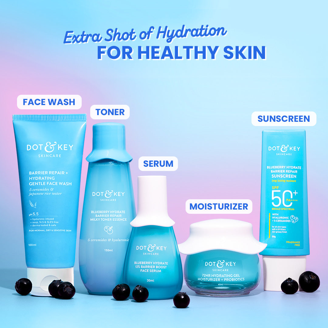 Dot & Key Blueberry Hydrate Barrier Repair Milk Face Toner 150ml