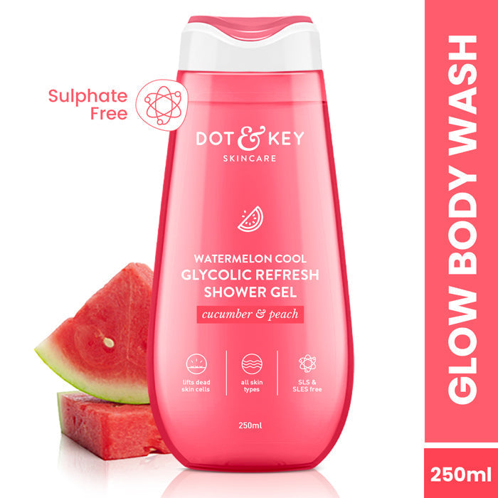 Dot & Key Watermelon Cooling Glycolic Acid Shower Gel 250ml