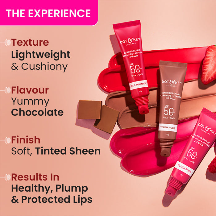 Dot & Key Ceramide + Peptide Lip Balm SPF 50+ PA+++