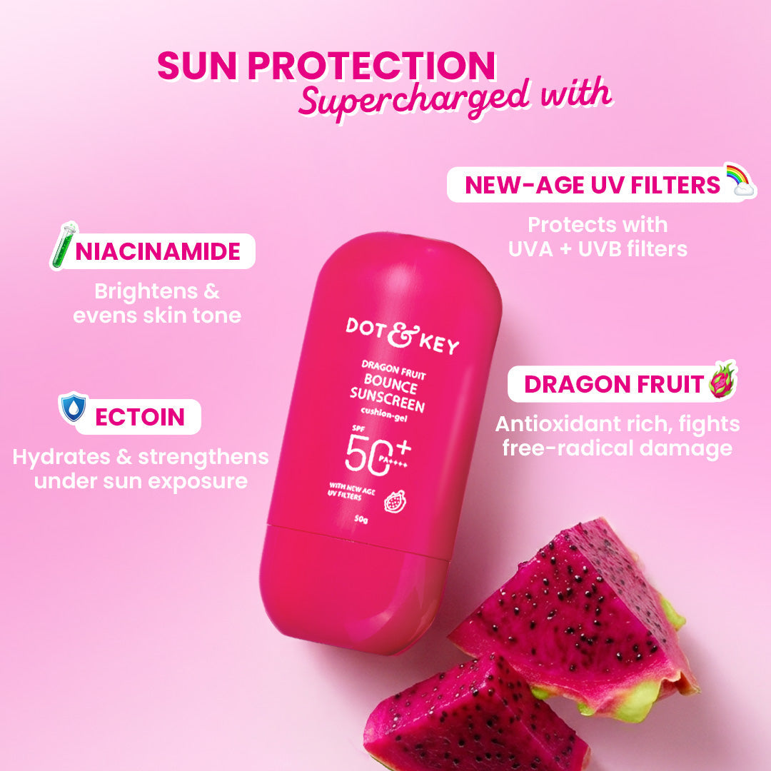 Dot & Key Dragon Fruit Bounce Gel Sunscreen SPF 50+ 50g