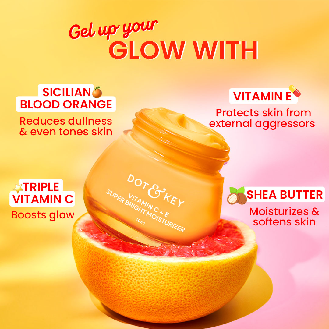 Dot & Key Vitamin C + E Moisturizer Pack of 2 120ml