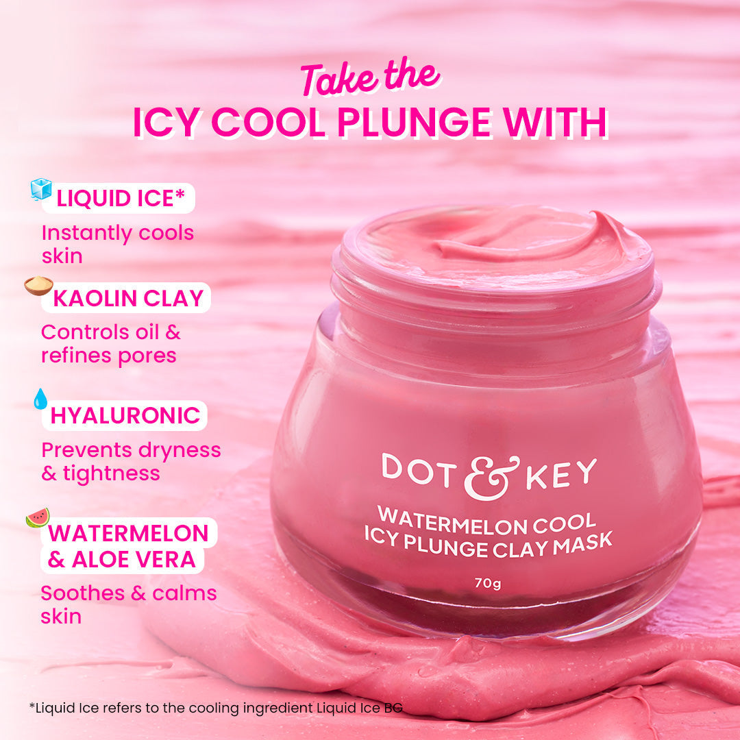 Dot & Key Watermelon Cool Icy Plunge Clay Mask 70g