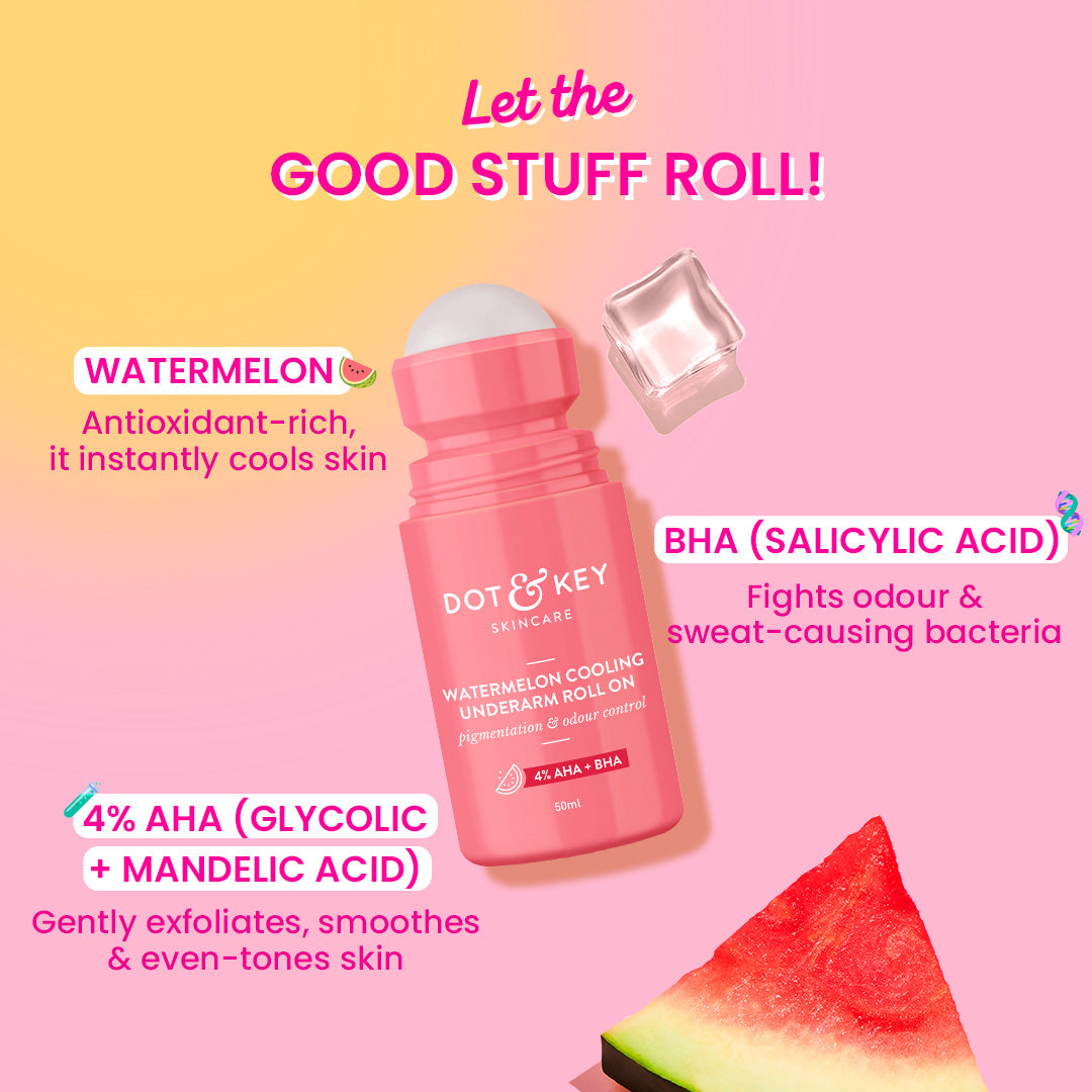 Dot & Key Watermelon Cooling Underarm Roll On 50ml