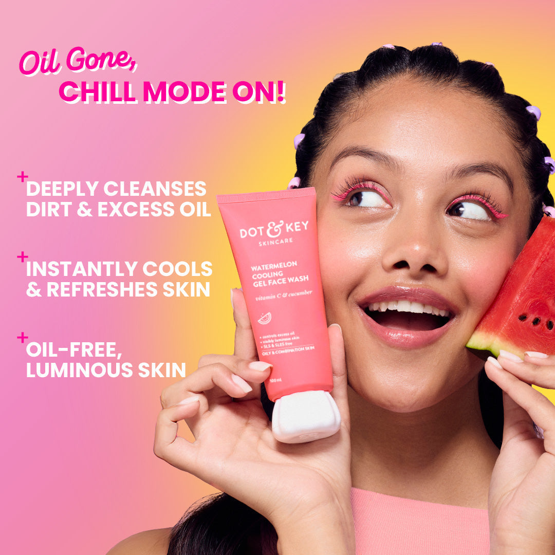 Dot & Key Watermelon Gel Face Wash 100g Pack of 2