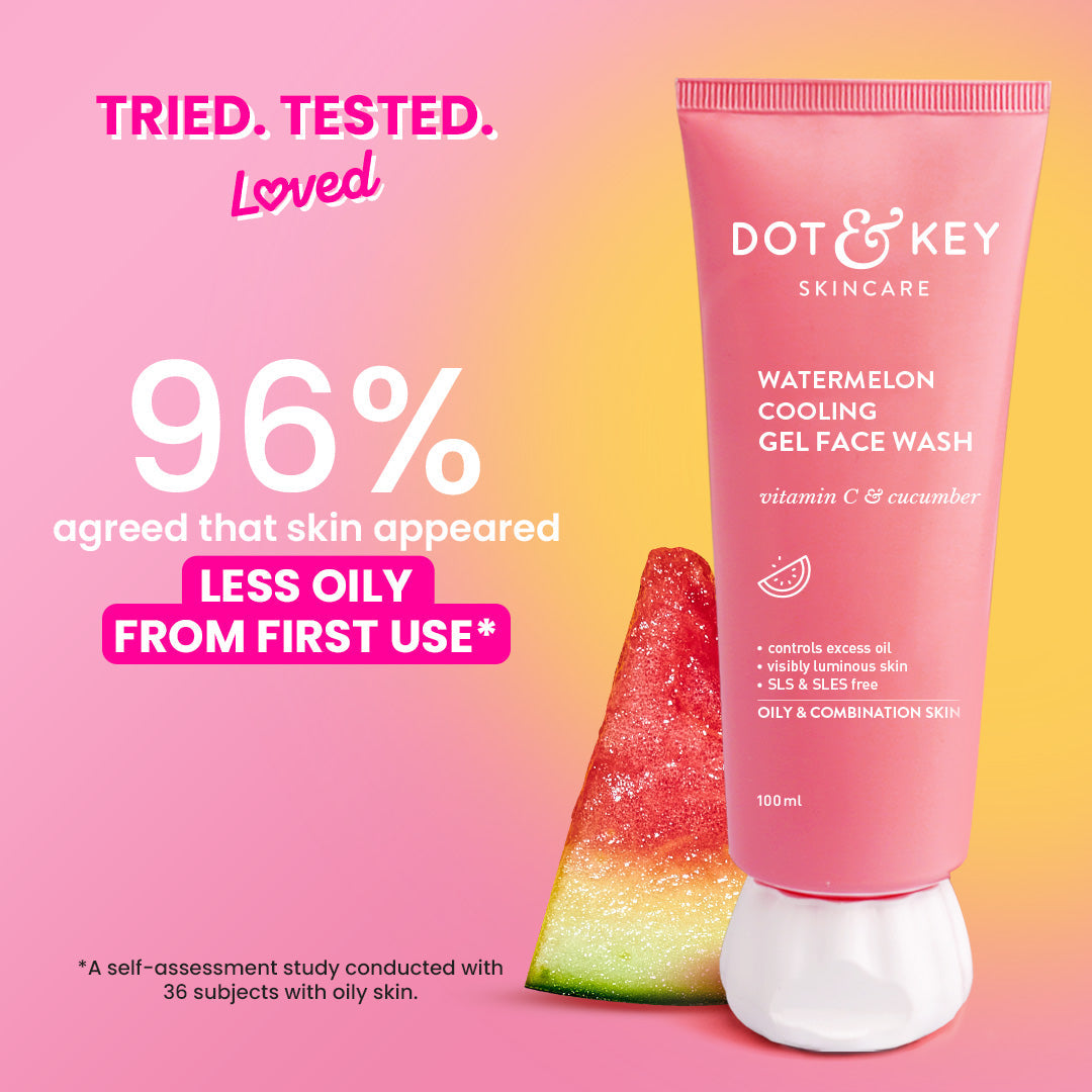 Dot & Key Watermelon Gel Face Wash 100g Pack of 2
