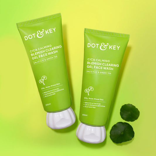 Dot & Key Cica + Salicylic Gel Face Wash Pack of 2 200ml